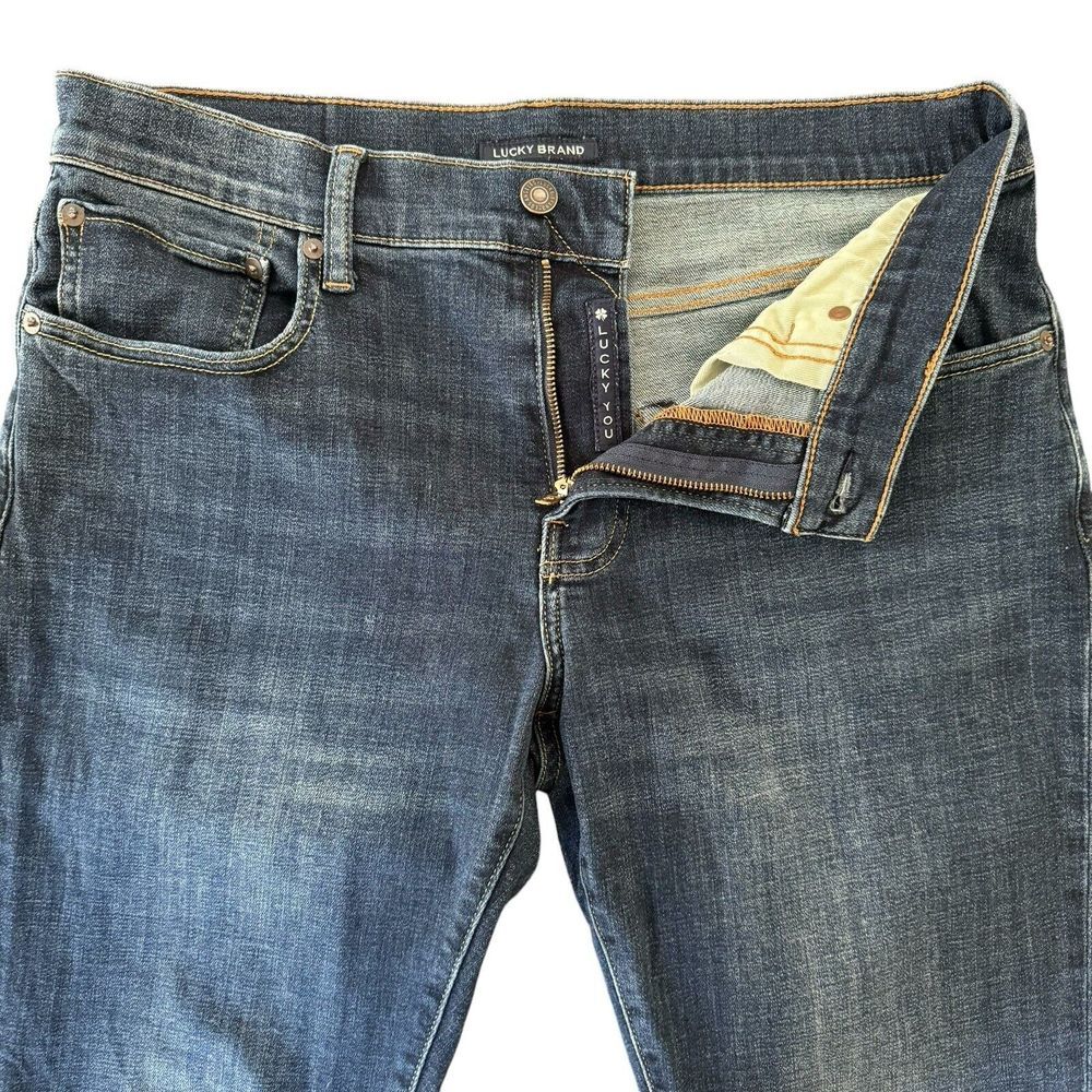 Lucky Brand 33x31* Straight‎ Leg 223 Blue Men's Jeans 7M13452 - Picture 3 of 10